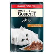 Gourmet Perle Izgara Sığır Etli 85 gr Kedi Maması Pouch