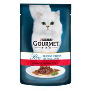 Gourmet Perle Izgara Sığır Etli Pouch Yetişkin 64x85 gr Kedi Yaş Maması