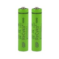 GP 1000 mah 4'lü Şarj Edilebilir İnce Kalem Pil