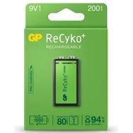 GP 20R8H Recyko 200 Mah 9V Şarjlı Pil