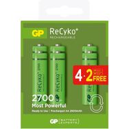 GP 2600 Mah Ni-Mh Aa 4+2 Şarj Edilebilir Kalem Pil
