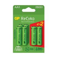 GP 2700 Mah 1.2 V AA Şarjlı 6'lı Kalem Pil