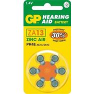 GP 6'lı Za13 1.4 v Düğme Kulaklık Pili