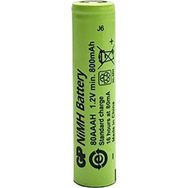 GP 80AAAH 800 Mah AAA Şarjlı Düz Kafa İnce Kalem Pil