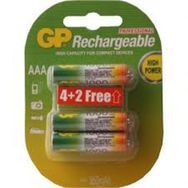 GP 950 Mah Recyko Aaa 4+2 Şarj Edilebilir Pİl