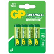 GP Batteries GP15G 1.5 V 4'lü Kart Greencell R6P/1215/AA Kalem Pil