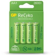 GP Batteries Recyko+ 2700 4'lü AA Kalem Ni-MH Şarjlı Pil