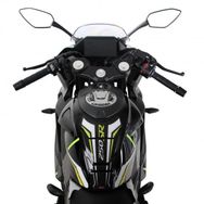 GP Kompozit CF Moto 250 SR 2020-2023 Uyumlu Turuncu - Mavi Tank Pad Seti