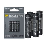 GP Pro AAA İnce 800 mAh 4’lü Şarjlı Pil