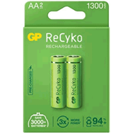 GP Recyko 1300 mAh 2'li Aa Sarj Edilebilir Kalem Pil