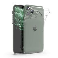 Gpack Apple Iphone 11 Pro Max Şeffaf Renksiz Kamera Korumalı Silikon Cep Telefonu Kılıfı