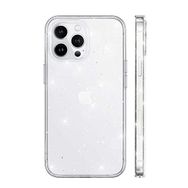 Gpack Apple iPhone 12 Pro Vixy Transparan Simli Görünüm Renksiz Kılıf