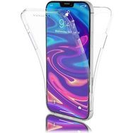 Gpack Apple iPhone 12 Süper Silikon Arka Koruma Renksiz Kılıf