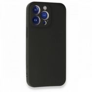 Gpack Apple Iphone 13 Pro Siyah Premier Mat Siyah Kamera Korumalı Silikon Cep Telefonu Kılıfı
