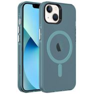 Gpack Apple iPhone 14 C-Pro Arkası Buzlu Transparan Flex Tuşlu Magsafeli Kılıf