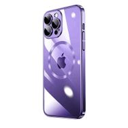 Gpack Apple İphone 14 Pro Max Kamera ve Lens Korumalı Magsafe Şeffaf Renkli Çerçeveli Sert Pc Lüx Kapak Kılıf