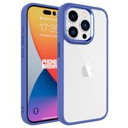 Gpack Apple iPhone 15 Pro Max Krom Kamera Çıkıntılı Nikelaj Hassas Tuşlu Arkası Cam Kılıf