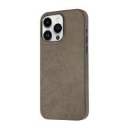 Gpack Apple iPhone 15 Pro Max Pu Deri Silikon Kapak İçi Kadife Kılıf