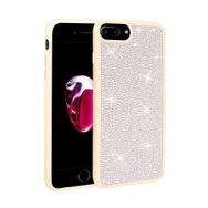 Gpack Apple iPhone 7 Plus Renkli Parlak Taşlı Ston Kapak Silikon Kılıf