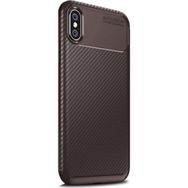 Gpack Apple iPhone XS Max Kahverengi Negro Dizayn Silikon Kılıf