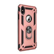 Gpack Apple iPhone Xs Max Vega Standlı Yüzüklü Mıknatıslı Bronz Kılıf