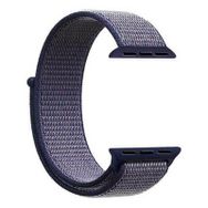 Gpack Apple Watch 1 2 3 4 5 38 mm Kumaş Cırtcırtlı Lacivert Kordon