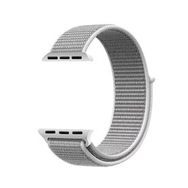 Gpack Apple Watch 1-2-3-4-5 44 mm Kumaş Cırtcırtlı Siyah Kordon