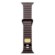 Gpack Apple Watch 4 5 42 mm Silikon Metal Tokalı Ayarlanabilir Krd73 Siyah Kordon