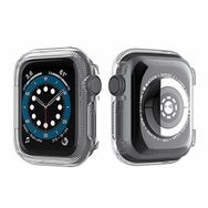 Gpack Apple Watch 6 40 mm Önü Arkası Açık Renkli Silikon Renksiz Kordon