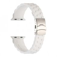 Gpack Apple Watch 7 41 mm KRD 72 Sarı Mat Silikon Ayarlanabilir Kordon