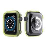 Gpack Apple Watch Se 40 mm Önü Arkası Açık Renkli Silikon Bronz Kordon