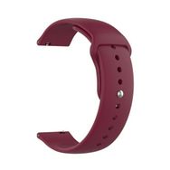 Gpack Bix Watch Sw-02 Mat Düz Renkli Silikon Mürdüm Kordon