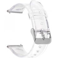 Gpack Havit Watch M9030 Pro KRD 13 Renksiz Metal Tokalı Şeffaf Silikon Kordon