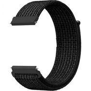 Gpack Haylou Watch 2 Pro Siyah Cırtcırt Kumaş Ayarlanabilir Kordon