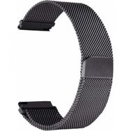 Gpack Haylou Watch 2 Pro Siyah Hasır Metal Örgülü Ayarlanabilir Kordon