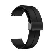 Gpack Honor Watch GS 3 HS19 Siyah Silikon Mıknatıslı Ayarlanabilir Kordon