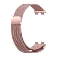 Gpack Huawei Band 8 Siyah Hasır Metal Örgülü Ayarlanabilir Kordon