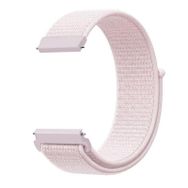 Gpack Huawei Watch GT 3 Active 46 mm Cırtcırt Kumaş Ayarlanabilir Açık Pembe Kordon