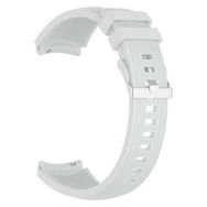 Gpack Huawei Watch GT 3 Elegant 42 mm Silikon Kancalı Ayarlanabilir KRD 18 Mor Kordon