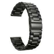 Gpack Huawei Watch GT 3 Pro 43 mm Metal Sıralı Kordon Siyah Kordon
