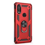 Gpack Huawei Y7 Prime 2019 Vega Standlı Yüzüklü Mıknatıslı Kırmızı Kılıf