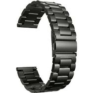 Gpack KRD 04 Siyah Haylou Watch 2 Pro Kordon Metal Sıralı Kordon