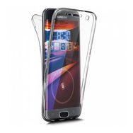 Gpack MHR1978164658 Samsung Galaxy J7 Prime Ön Arka Şeffaf Koruma Silikon Cep Telefonu Kılıf