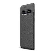 Gpack MHR2902503793 Samsung Galaxy S10 Plus Niss Deri Görünümlü Silikon Cep Telefonu Kılıf