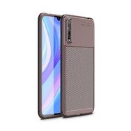 Gpack MHR3254887304 Huawei P Smart Plus Negro Karbon Dizayn Silikon Cep Telefonu Kılıf