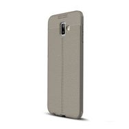 Gpack MHR4753484834 Samsung Galaxy J6 Plus Niss Deri Görünümlü Nano Glass Silikon Cep Telefonu Kılıf