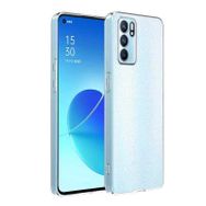 Gpack Oppo Reno 6 Süper Silikon Kamera Korumalı Şeffaf Cep Telefonu Kılıfı