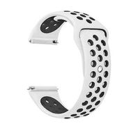 Gpack Realme Watch S Pro Delikli Çift Renk Silikon Beyaz Kordon
