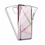 Gpack Samsung Galaxy A02S Kaff Kamera Koruma Arkası Şeffaf Silikon Yeşil Cep Telefonu Kılıfı
