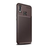 Gpack Samsung Galaxy A20 Negro Karbon Dizayn Kahverengi Silikon Kılıf